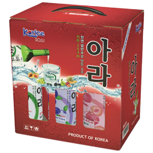 Hộp soju Korice 6 chai x 360ml ( vị ngẫu nhiên )